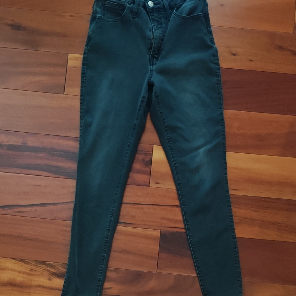 Madewell Women's Dark Gray Skinny Jeans